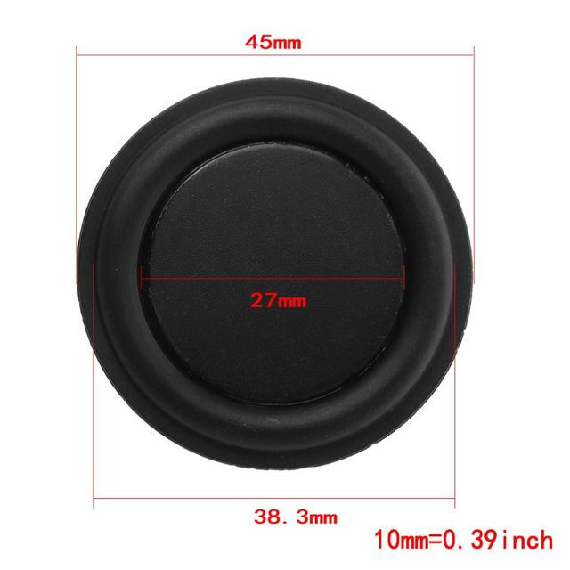 Bass Radiator Woofer Vibration Membrane Passive Speaker Subwoofer DIY Home Theater Repair Kit