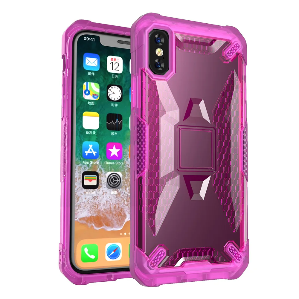 

Wings Robot Applicable iPhone X/X's Apple Drop-resistant Cell Phone Case Triple Protection Phone Case Factory