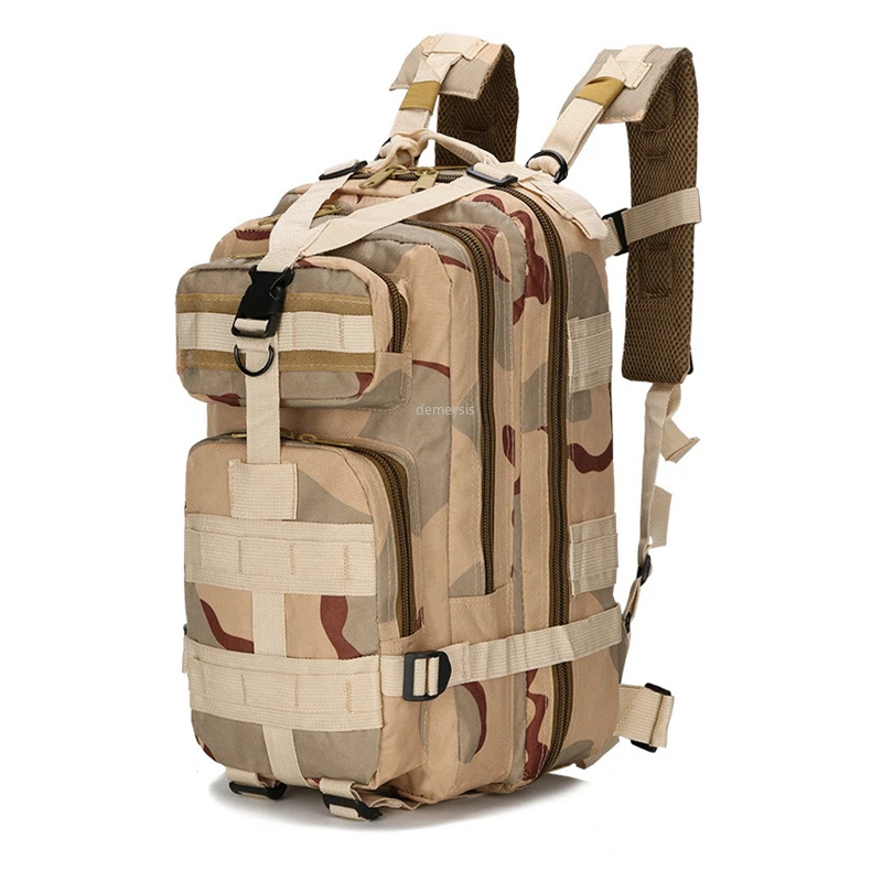 

Large Capacity Tactical Combat Backpacks Molle Military Airsoft Rucksacks 600D Oxford Backpack Waterproof Hiking Clombing Bags