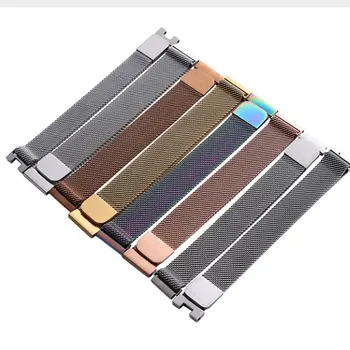 

Convex Smart Watch Strap Milanese Universal Stainless Steel Metal Magnetic Mesh Belt 12mm 20mm 22mm For Samsung Galaxy Watch