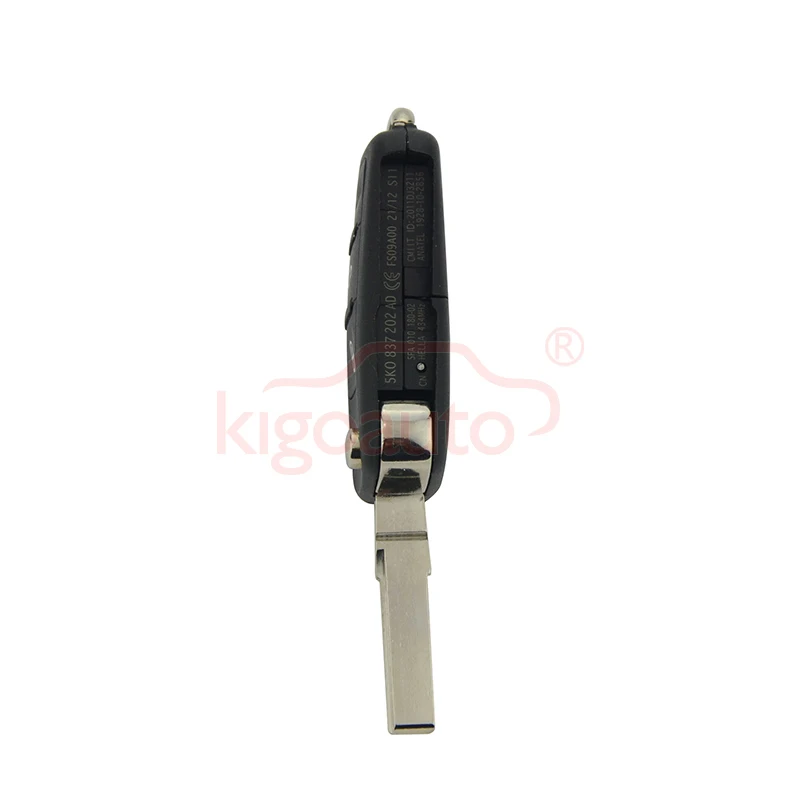 5K0837202AD дистанционный ключ 3 кнопки HU66 434 МГц 5K0 837 202 AD для ключа VW Passat Polo Golf Jetta Beetle
