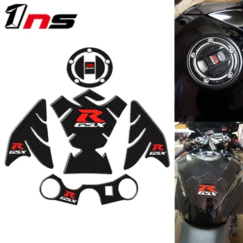

for Suzuki GSXR 600 750 1000 K1 K3 K4 K5 K6 K7 K8 K9 Motorcycle 3D carbon fiber tank fish bone decoration stickers Fit