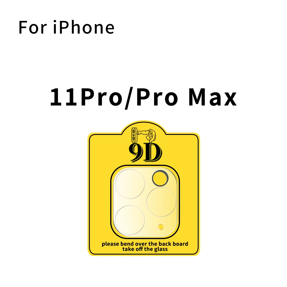 Clear (11Pro-ProMax) Задняя крышка объектива камеры Полная защита для iPhone 11 Pro Max задняя камера наклейка на рассеиватель чехол покрытие протектор Закаленное стекло пленка - Цвет: Clear (11Pro-ProMax)
