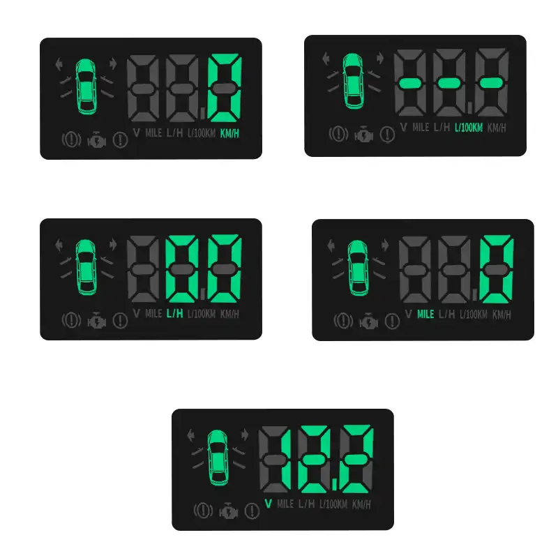 Car Central Control Instrument Panel Hud Head Up Display For Mercedes Smart 453 Fortwo Forfour Car Modification Accessories License Plate Aliexpress