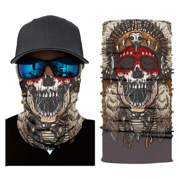 

Wholesale Clown Mask Pattern Sunscreen Mask Dust-proof Scarf Cover Unisex Scarf Riding Outdoor Windproof Face Scarfs 10pcs/pack