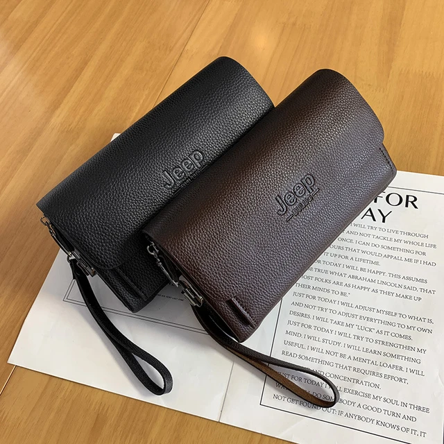 wallet Men's clutch bag anti-theft password lock male wallet business  carteira antifurto mobile phone bag mens leather genuine - AliExpress