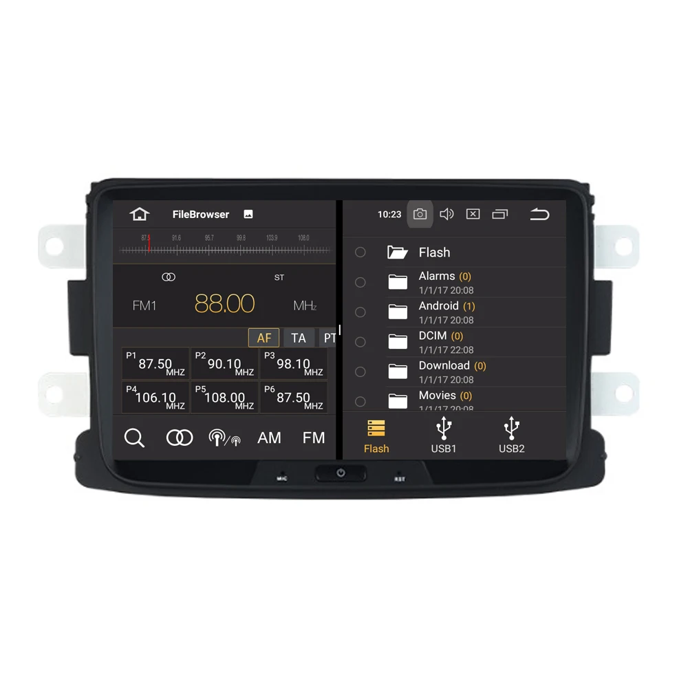 Автомагнитола RoverOne мультимедийный плеер для Renault Duster Dacia Dokker beargy Sandero Captur Lada Xray Logan