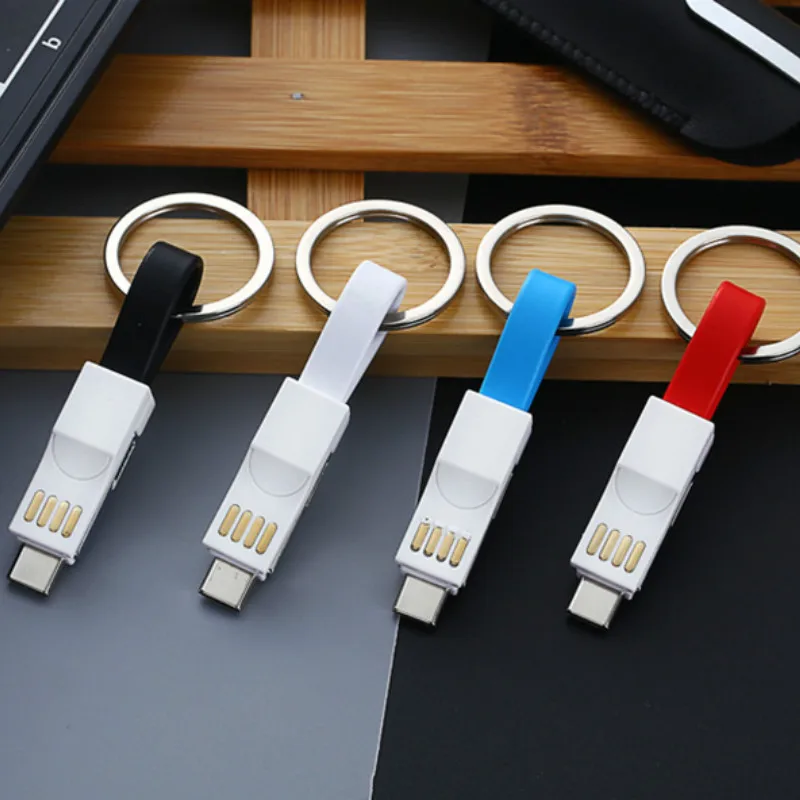 Бесплатно 3 в 1 светодиодный модуль панели управления usb type C кабель освещения для iPhone XR X samsung HUAWEI 3A мини зарядное устройство для ключей зарядный кабель