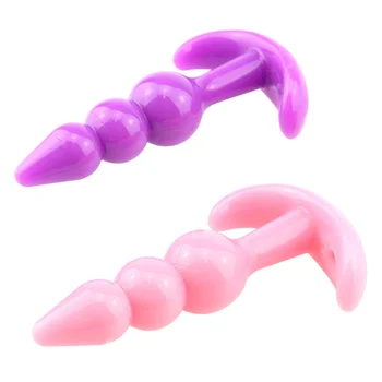 Anal Beads Plug Adult Sex Toys G Spot Anal Plugs Adult Product Jelly Toys Sex Products Butt Plug for Men Women Erotic Tools 4