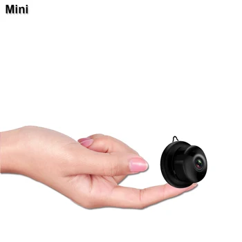 

Mini IP Camera Wifi Two Way Audio HD Infrared Night Vision Motion Detect SD Card Storage Wireless Small Smart Home Security Cam