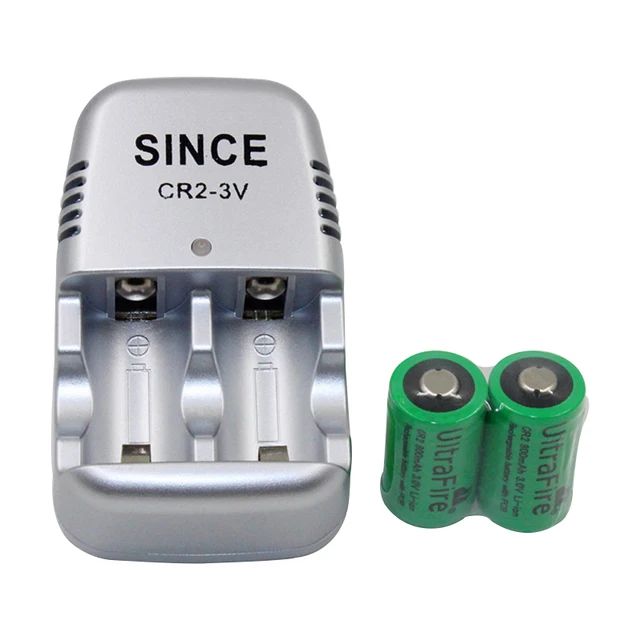 New 2 pcs. 15270 CR2 800mah Rechargeable Battery +3V CR2 Charger: A Made-for-Camera Special Battery