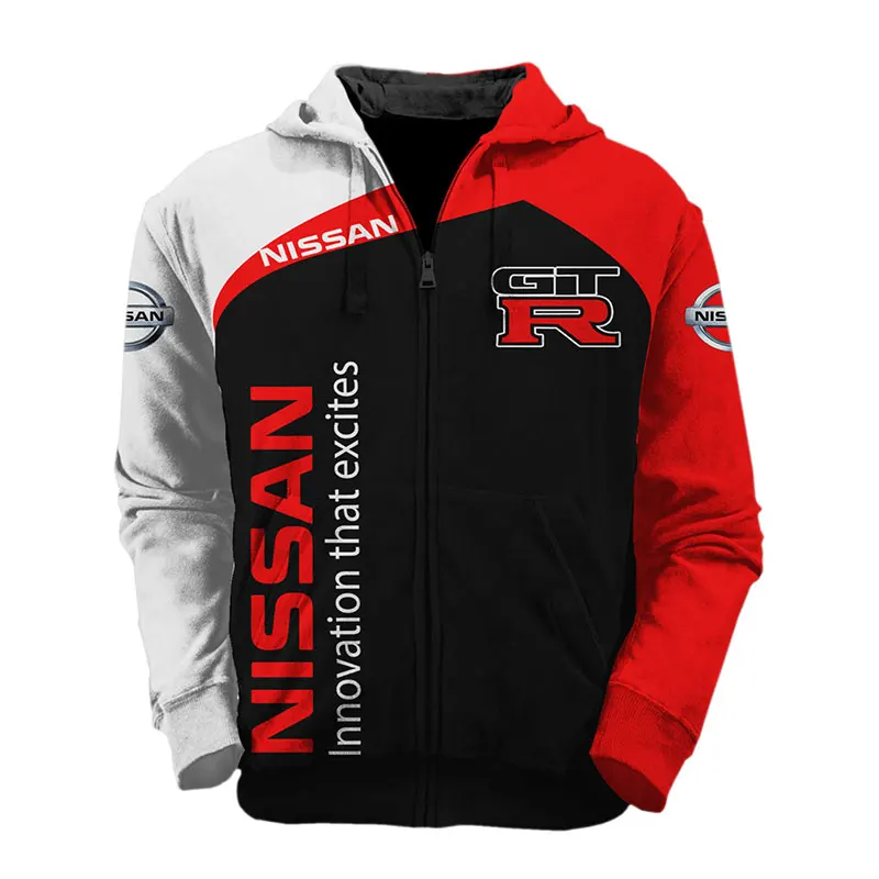 2020 deportes de primavera NISSAN japonés cremallera Cardigan coche DISEÑO DE Gtr Skyline cremallera Sudadera con capucha sudaderas con capucha chaqueta de otoño coches sudaderas
