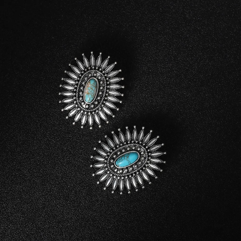 Retro Turquoises Earrings