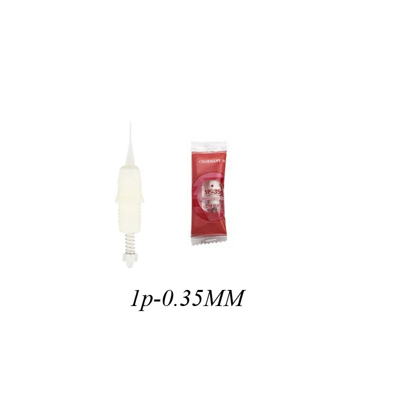 1P 0.35-50PCS Новейший Dermografo charmandt 4 Digita Профессиональный микро пигментасао Charmant Agulhas Easy Click Novo - Цвет: 1P 0.35-50PCS