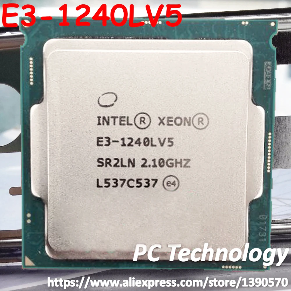 Новый процессор Intel Xeon SR2CW / SR2LN E3 1240L V5 2 1 ГГц 25 Вт четырехъядерный 1240LV5 LGA1151