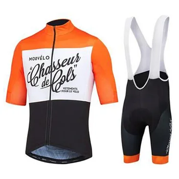 

New 2019 Morvelo Cycling Jersey Summer Breathable MTB Bike Clothes Wear Bicycle Bib shorts set Ropa Maillot Ciclismo K073109