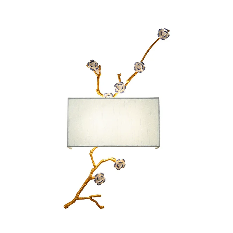 

Тканевый настенный светильник в китайском стиле, Современная фотолампа