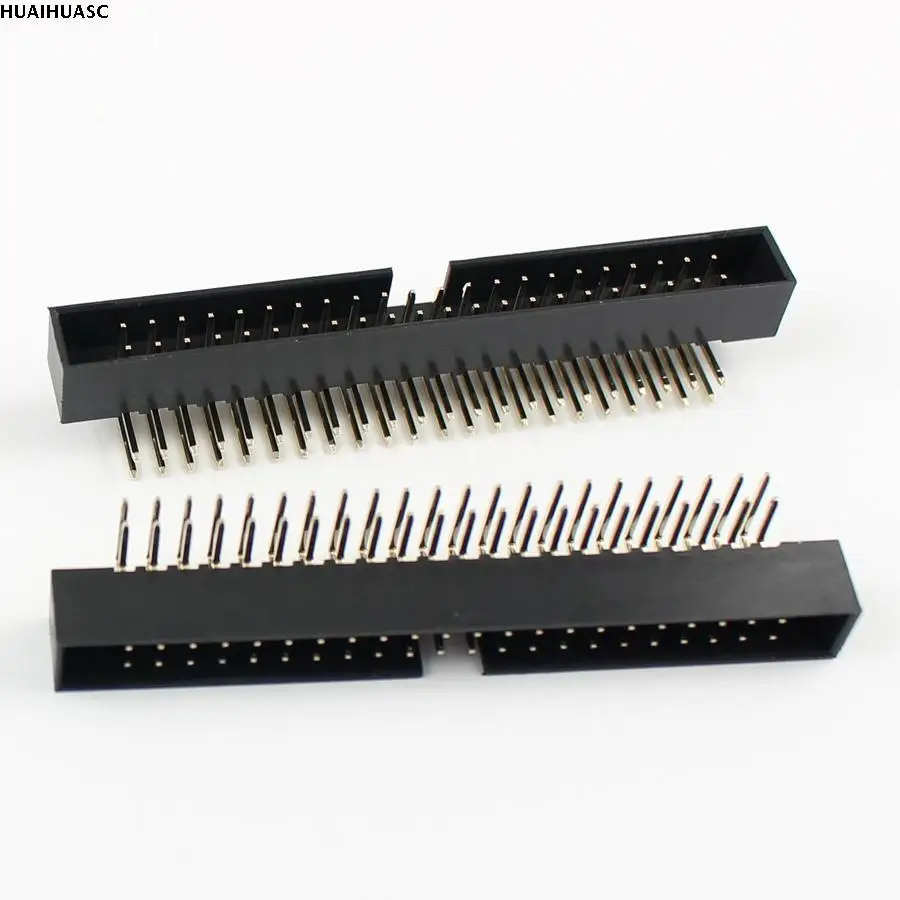 4 шт. 2 мм 2,0 мм Шаг 2x22Pin 44 Pin правый угол мужской кожух IDC коробка коннектор