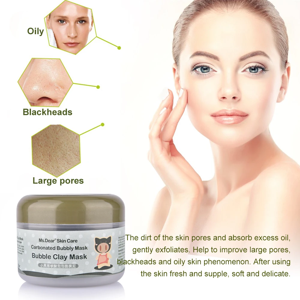 MS.Dear Корейская маска из пузырьковой глины для лица Tony Moly Dispel Black Head увлажняющие