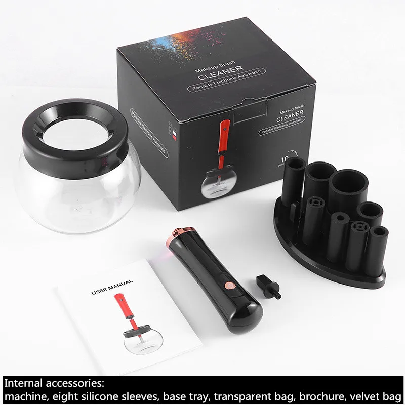 

New Convenient Electric Wash Makeup Brush Dryer Cleaner Device Make up Brushes Washing Cleanser Cleaning Machine Tool