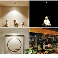 Silvery/Black/White/Golden Mini LED Downlights 1W 3W 20mm 85V-265V Jewelry Display Ceiling Recessed Cabinet Spot Lamp DC12 24V - Image 5