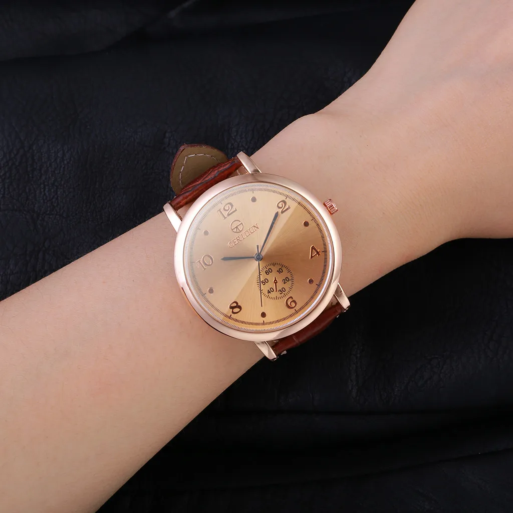 

Fashion Casual Quartz Movement Wrist Watch Leather Band Women's Watches Bracelet Pin Buckle Reloj Mujer Clock Gift For Female