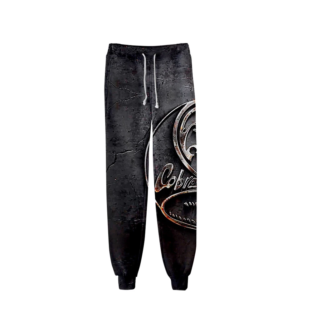 Cobra Kai Fashion Joggers спортивные штаны с принтом змеи, узкие голенища, спортивные штаны, спортивные брюки, мужские узкие брюки, Осень-зима