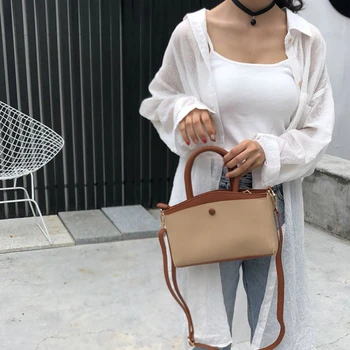 

2020 summer new wave retro color matching single shoulder diagonal handbag fashion wild portable small square bag