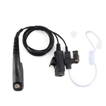 

2 Wire Coil Earbud PTT Mic Headset Audio Mic Surveillance Kit for Motorola XiR P8668 P8268 APX 7000 XPR 6500 XPR 6550