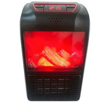

Mini Electric Wall-outlet Flame Heater Air Warmer Heating Stove Radiator Fan l29k