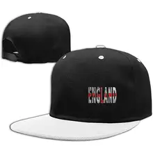 Бейсбольная кепка в стиле хип-хоп контрастного цвета в английском стиле с флагом