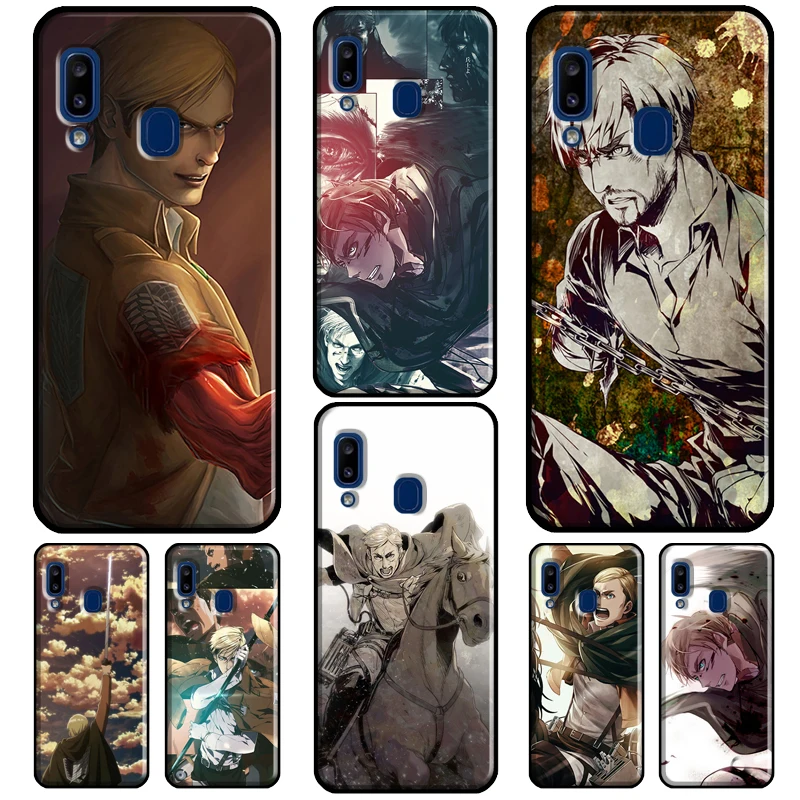 Smith Erwin атака на титанов для Samsung Galaxy A52 A72 A32 A12 A10 A40 A50 A70 A21S A20e A11 A31 A41 A51 A71 чехол