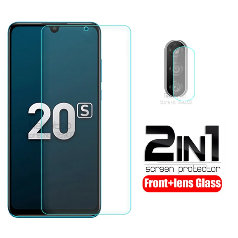 Закаленное стекло для объектива камеры 2-в-1 huawei honor 20 s mar-lx1h 6 15 защита экрана на