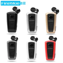 Настоящие Fineblue F910 Беспроводная bluetooth-гарнитура в ухо Вибрационный оповещение о ношении клип наушник Hands-Free для смартфонов