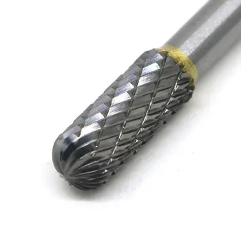 

8mm Double Cut Tungsten Carbide Steel File Burr 6mm Shank Metal Grinding Part
