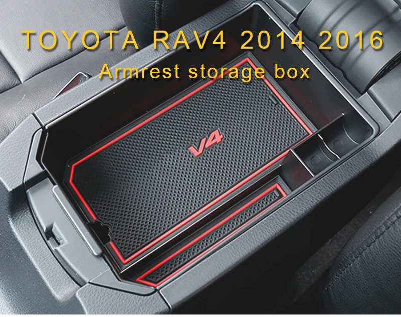 Gelinsi для Toyota RAV4 автомобильный Стайлинг подлокотник для хранения Органайзер Коробка Чехол интерьерные аксессуары