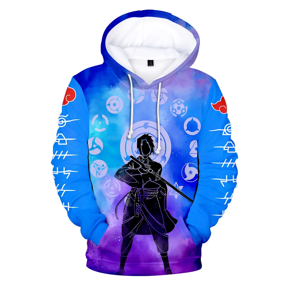 Hot Sale Kpop Ninja 3D Print Akatsuki Hoodie Sweatshirt Men/Women Fashion Autumn Winter Hoodies Kakashi Pullover Sasuke Clothes | Женская