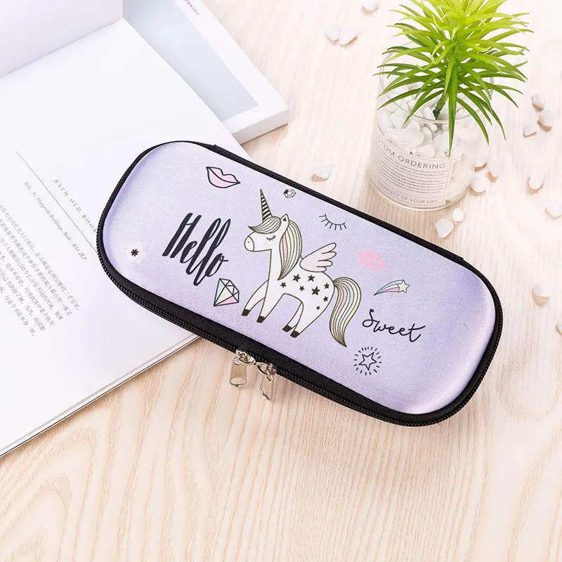 1 точилка чехол Estuche Escolar Kalem Kutusu Etui коробка для карандашей Lapices Cartucheras Para Lapices Единорог школьный пенал пиналы в школу для девочек пенал
