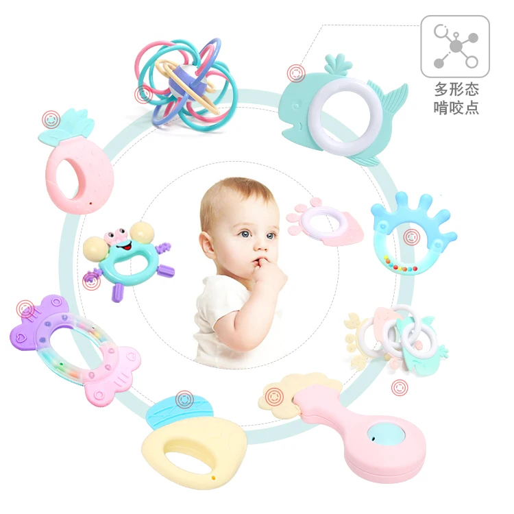 Baby Teething Toys Cartoon Silicone Teether Pendant Animal Necklace Accessories Infant Chew Toys DIY  Baby Teether