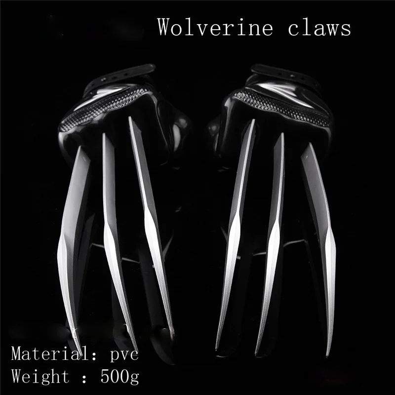 

Hotsale 2Pcs/Set Cosplay X-Men Wolverines Claws Logan Blade Claw Prop Super Hero Leg Paw Toy Gift Model Arms