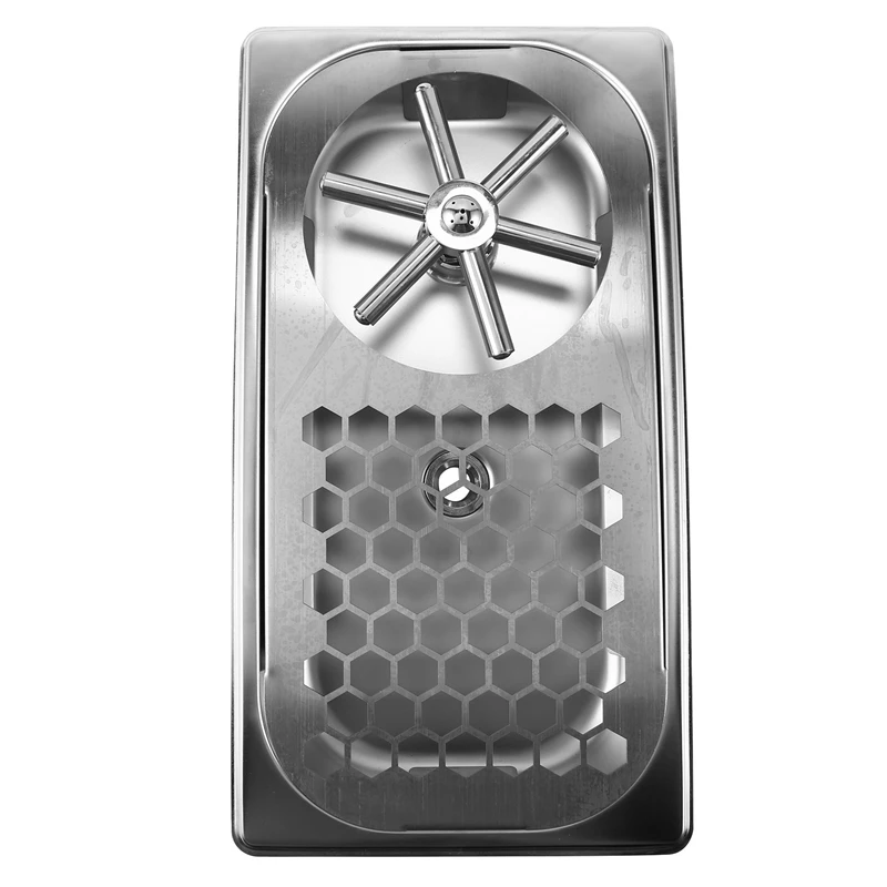 US $53.92 Glass Rinser Stainless Steel Rinser For Beer Milk Tea Cup Washer Cleaner Glass Rinser For Hotel Bar