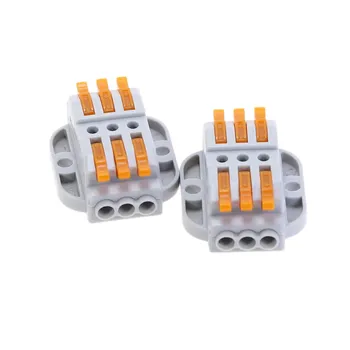 

10Pcs PCT-223A-3 Wiring Terminals Block Electrical Wire Connector substitute for TB Cable Connector