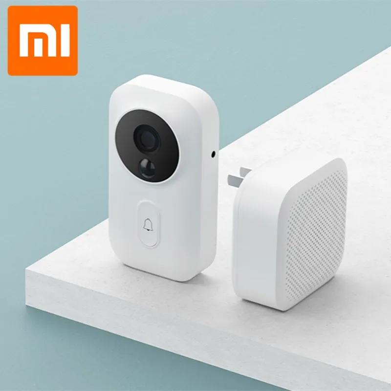 

xiaomi mijia smart doorbell wifi camera video intercom wireless door newest IR ai face identification bell for office home mihom