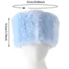 Ski Earmuff Snow Earwarmer Fluffy Russian Caps Fur Faux Women Winter Hats Faux Fur Headband 6