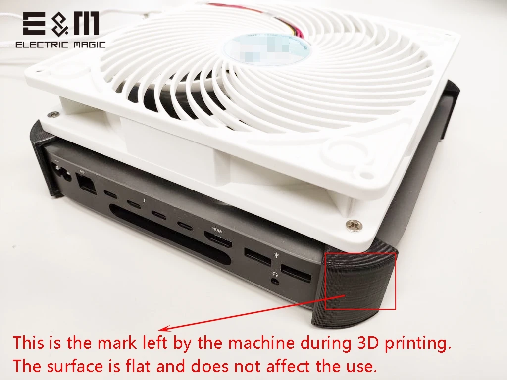Полный набор док-станция 3d принтер Подставка для Apple Mac Mini Вентилятор охлаждения Радиатор Rdiator крепление рамка