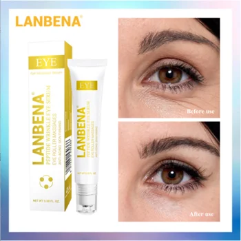 

LANBENA Peptide Wrinkle Eye Serum Anti Puffiness Smooth Fine Lines Dark Circle Anti-aging Moisturizing Eyecream Beauty Skin Care