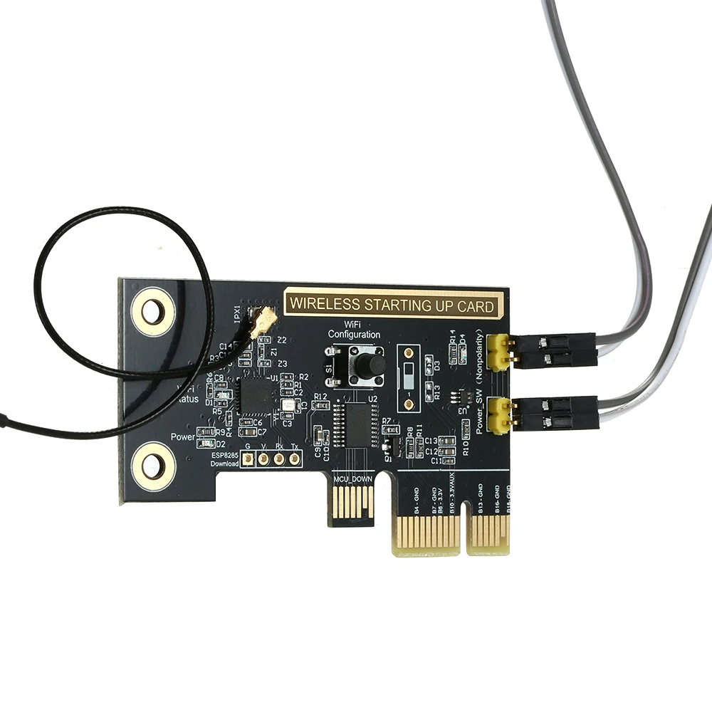 EWeLink Mini PCI-e Настольный ПК Пульт дистанционного управления Загрузочная карта WiFi беспроводной умный переключатель релейный модуль перезапуск Переключатель включение/выключение