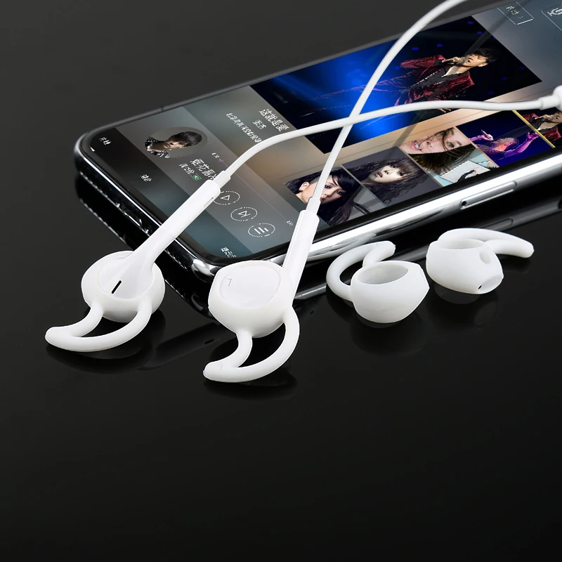 1 пара сменные Мягкие силиконовые спортивные наушники вкладыши для IPod IPhone 6 / Plus 5