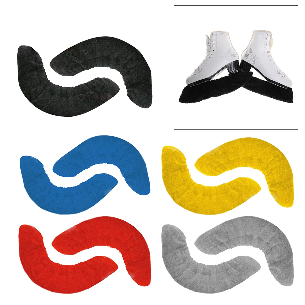 1 Pair Ice Skating Boots Cover Hockey Skates Blade Protector Soaker Jacket Blotters Adult Kids Skates Blade Cover 1 Pair Ice Skating Boots Cover Hockey Skates Blade Protector Soaker Jacket Blotters Adult Kids Skates Blade Cover