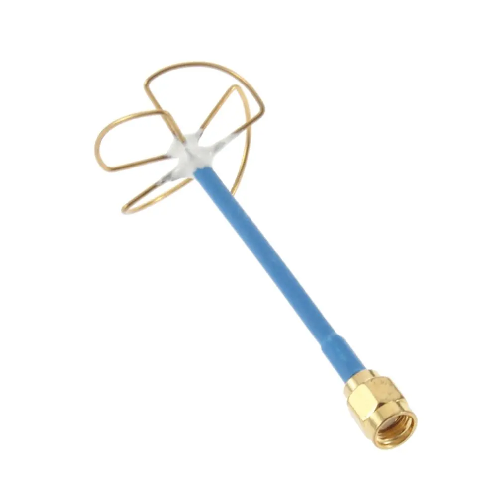 

5.8G RC FPV 5800MHz 2.0dBi-2.5dBi Blue Antenna/ Straight Inner Bore Four-leaf Clover Shape For Receiver